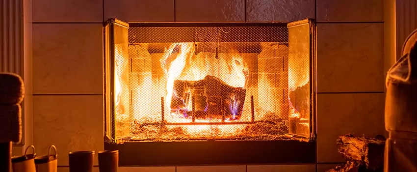 Mendota Hearth Landscape Fireplace Installation in Cleburne, Texas