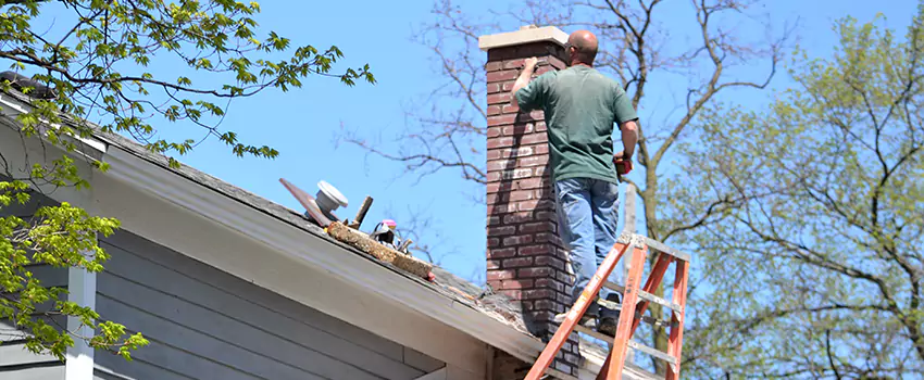 Vinyl and PVC Chimney Flashing Installation in Cleburne, TX